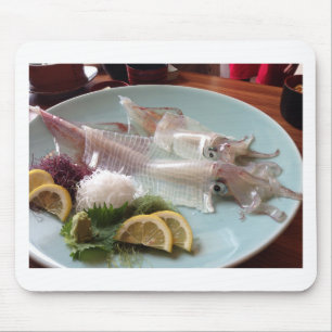 Mousepad Lula Sashimi Refeição Japonesa Servindo Almoço Jan