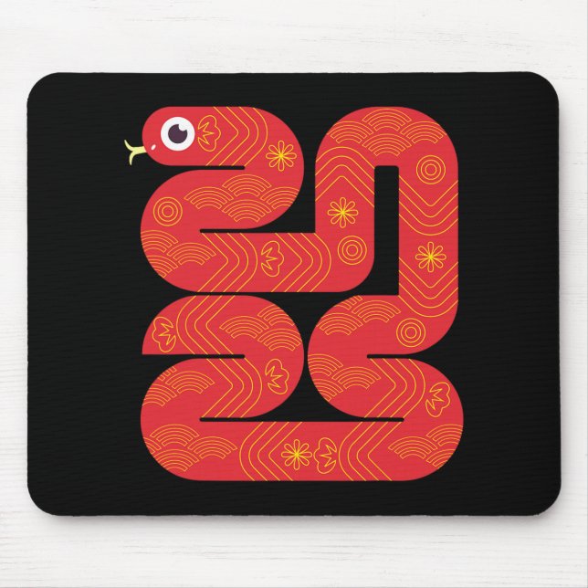 Mousepad Lunar New Year 2025 - Year Of The Snake  (Frente)