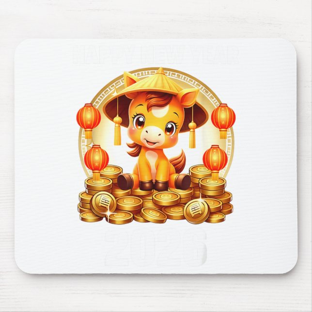 Mousepad Lunar New Year 2026 Chinese New Year Decorations  (Frente)