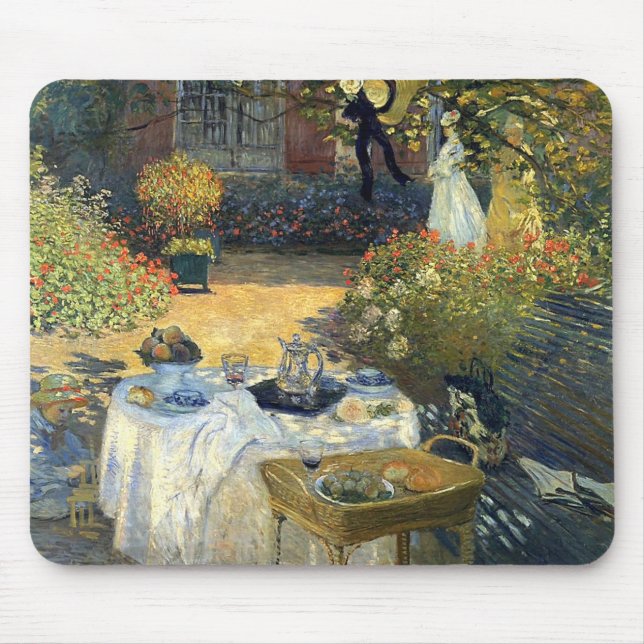Mousepad Luncheon Por Claude Monet (Frente)