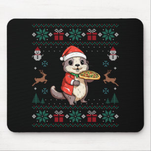 Mousepad Luta Amante de Santa Chapéu Natal Luz Luta Cristo