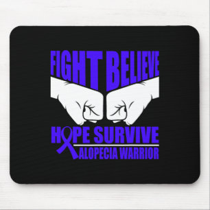 MOUSEPAD LUTA CONTRA A ESPERANÇA SOBREVIVER À ALOPECIA WARR