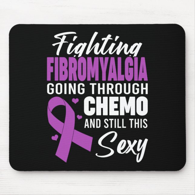 Mousepad Luta Contra A Fibromialgia Através Da Quimioterapi (Frente)