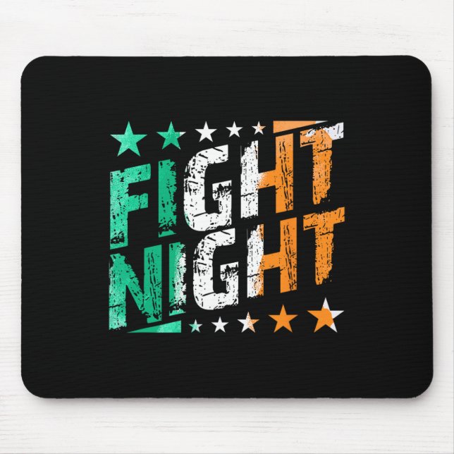 Mousepad Luta Contra A Mama De Boxing Noturno Ou O Ventilad (Frente)