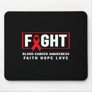 Mousepad Luta contra o Cancer sanguíneo - Fita vermelha