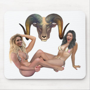 MOUSEPAD LUTA DE COÇAS FEMININA DE ÁRIES