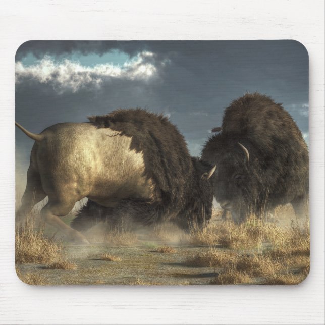 Mousepad Luta do bisonte (Frente)