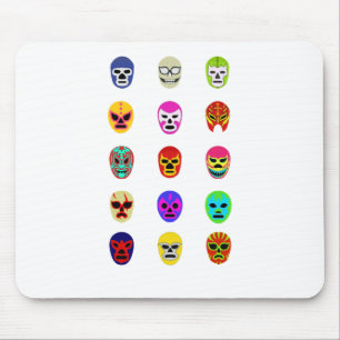 Mousepad Luta do mexicano da máscara de Lucha Libre