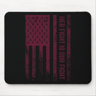 Mousepad Luta é a nossa luta contra o neurismo cerebral Sen