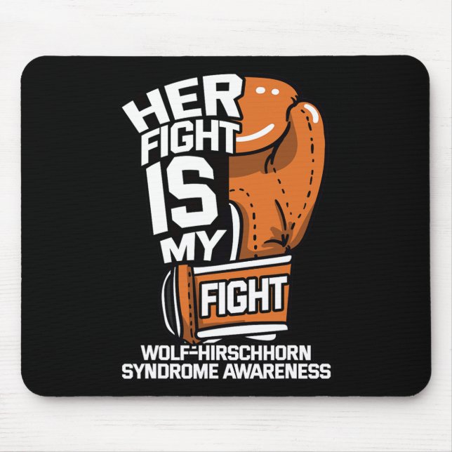 Mousepad Luta É Minha Síndrome De Wolf-hirschhorn Que Adv (Frente)