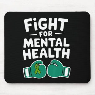 Mousepad Luta Por Sensibilização Para A Saúde Mental Luvas