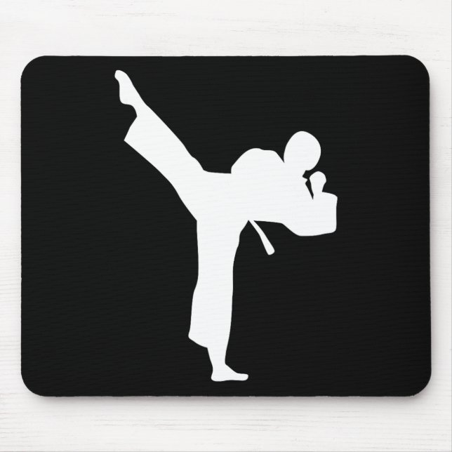 Mousepad lutador de caratê (Frente)