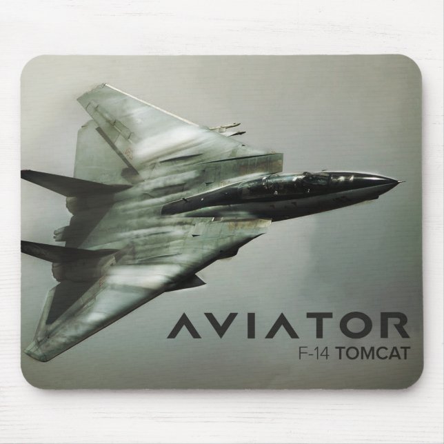 Mousepad Lutador de jato de F-14 Tomcat (Frente)