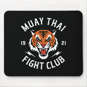 Mousepad Lutadores de Muay Thai Tiger Kickboxing Thaiboxi