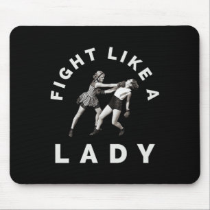 Mousepad Lutar Como Uma Senhora Boxe Feminino