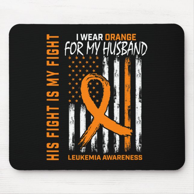 Mousepad Lutar Contra a Consciência do Cancer Laranja (Frente)
