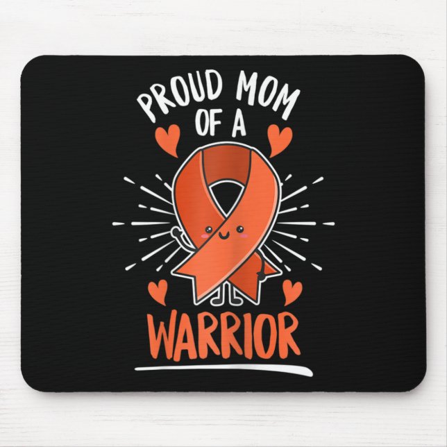 Mousepad Lutar contra a Design de leucemia para a mãe de um (Frente)