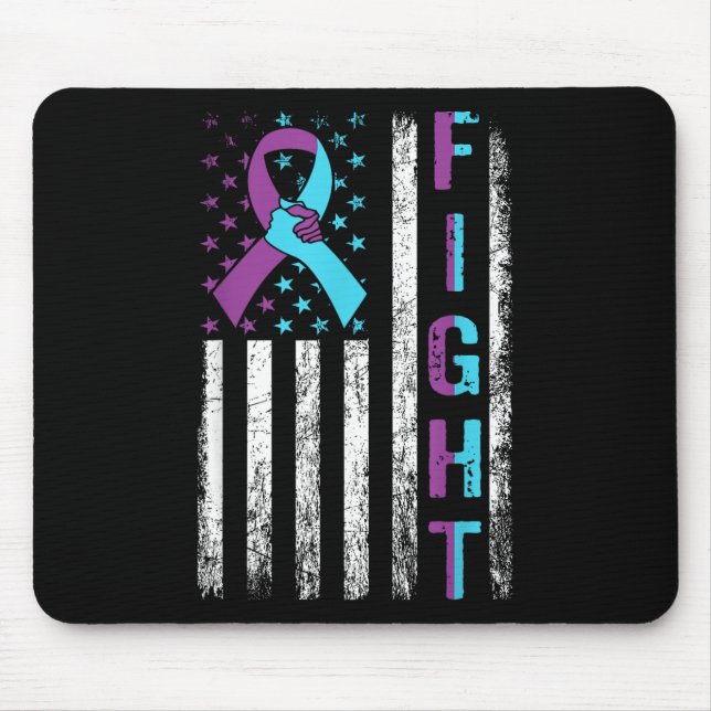Mousepad Lutar Contra a Prevenção do Suicídio Conscientizaç (Frente)
