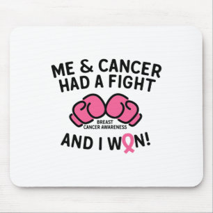 Mousepad Lutar Contra O Cancer Da Mama Eu Ganhei O Sobreviv