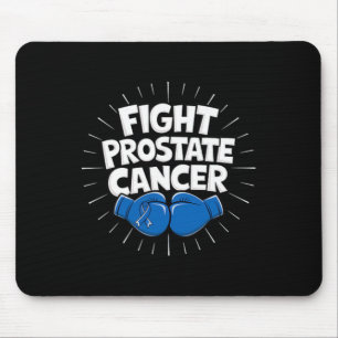 Mousepad Lutar contra o Cancer da próstata boxando luvas pa