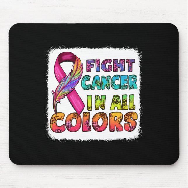 Mousepad Lutar Contra O Cancer Em Toda A Ribeira Do Cancer  (Frente)