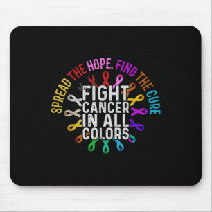 Mousepad Lutar Contra O Cancer Em Todas As Cores - Fluxo De