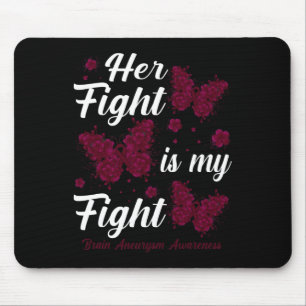 Mousepad Lutar É Minha Luta Contra O Aneurismo Do Cérebro M
