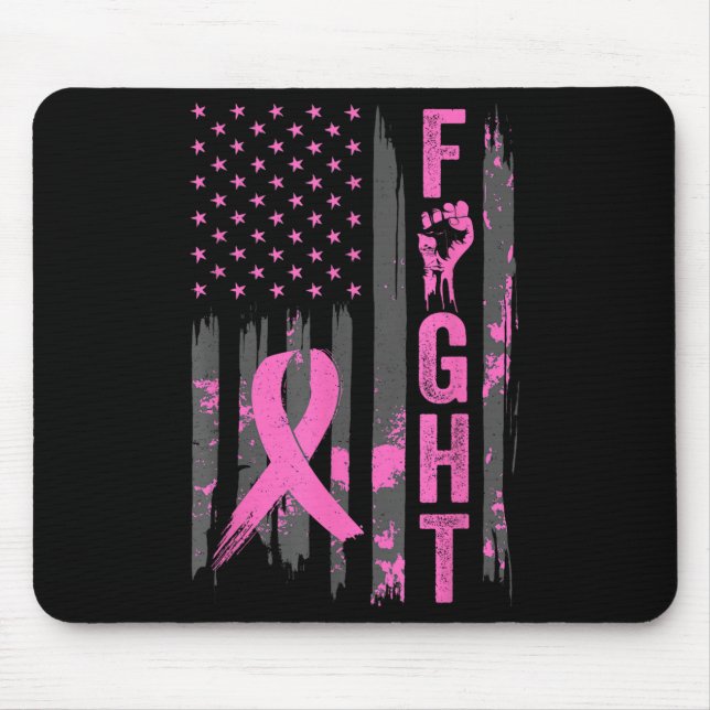 Mousepad Lute contra a consciência patriótica do Cancer da  (Frente)