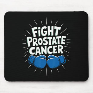 Mousepad Lute contra o Cancer da próstata dizendo "Boxeando