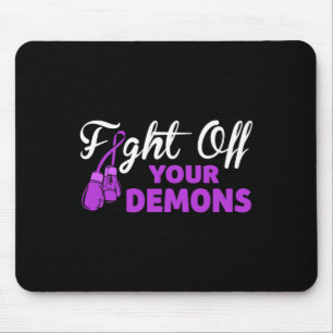 Mousepad Lute contra seus demônios Luvas de fita roxa