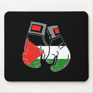 Mousepad Luva De Boxing Com Bandeira Da Palestina