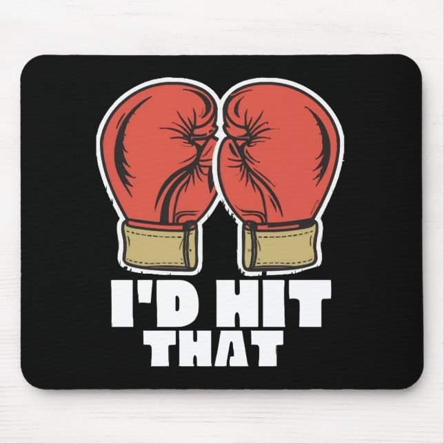 Mousepad Luvas de boxe (Frente)