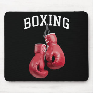Mousepad Luvas de Boxe Destacadas Amante de Boxe Kickboxing