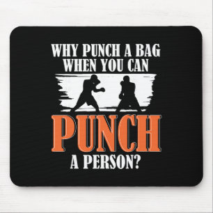 Mousepad Luvas de Boxe G de Kickboxing de Boxe Shadow Boxin
