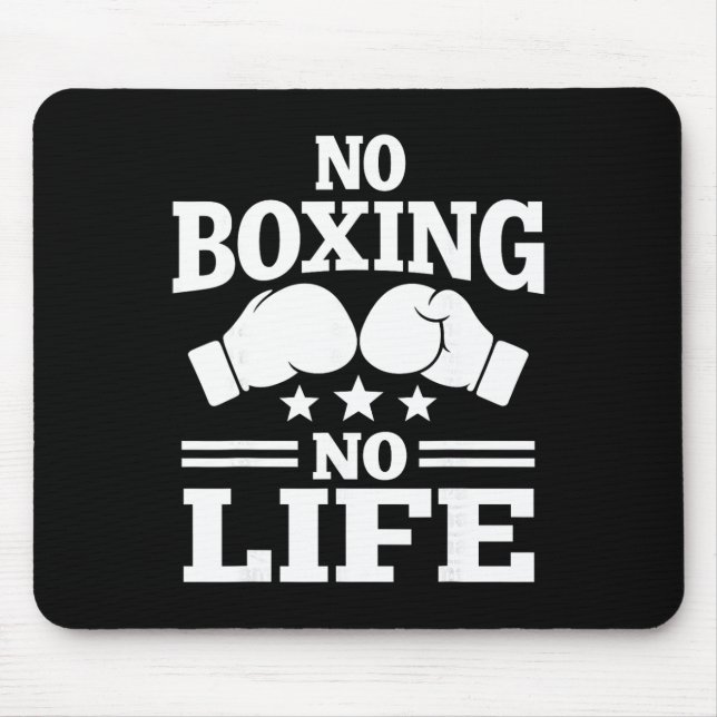 Mousepad Luvas de Boxe Sem Boxe Sem Vida Luvas de Boxe _1 (Frente)