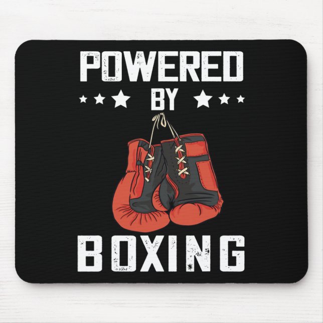 Mousepad Luvas De Boxing Alimentadas Por Kickboxer In A Box (Frente)
