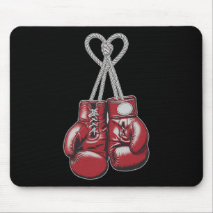 Mousepad Luvas de Boxing Cardíaco Combatentes de Dia de os