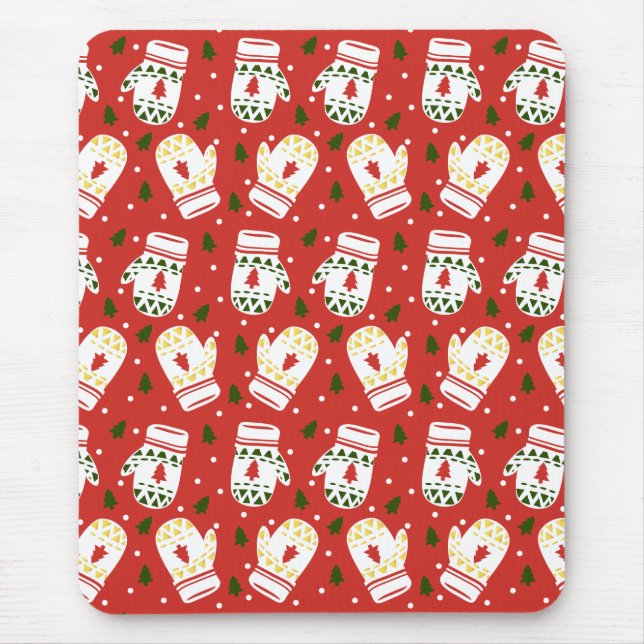 Mousepad Luvas Douradas de inverno (Frente)