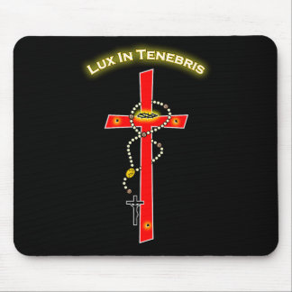 Mousepad Lux in Tenebris - Rosary Cuz Corona 01