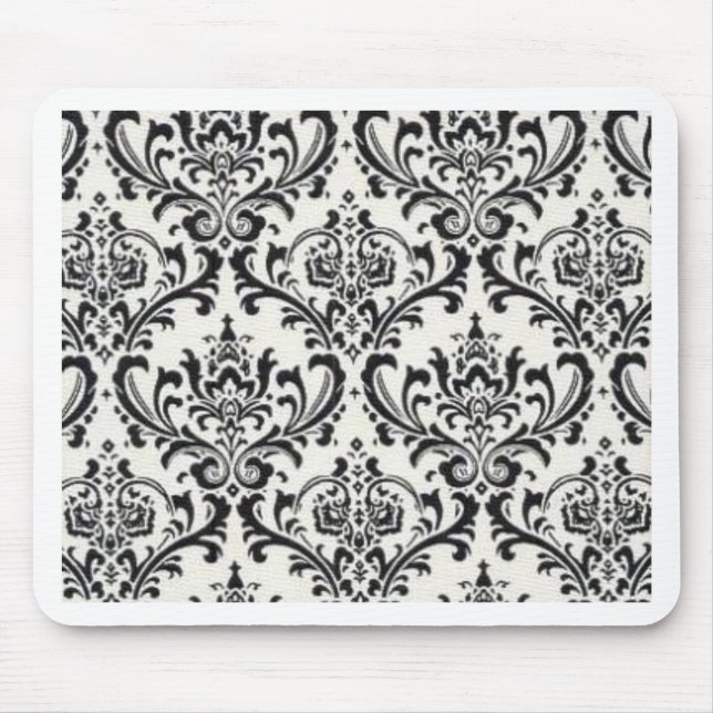 MOUSEPAD LUXERY 2 PRETO E BRANCO (Frente)