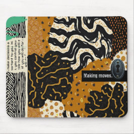 Mousepad Luxo Sofisticado Africano Asiático Caribenho