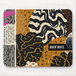 Mousepad Luxo Sofisticado Africano Asiático Caribenho