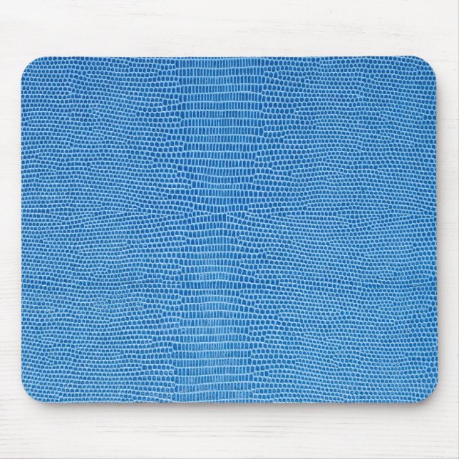 Mousepad Luxurious blue leather (Frente)