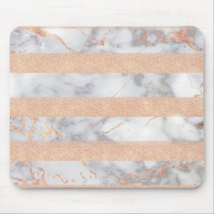Mousepad Luxury Brilhante Glitter Strips Ombre Marble
