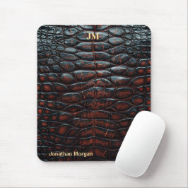 Mousepad Luxury Executive Monogram Premium Leather