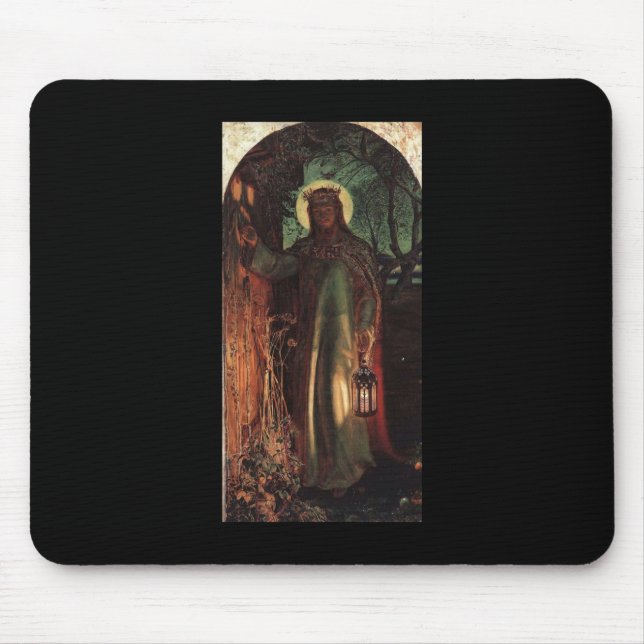 Mousepad Luz da caça de William Holman do mundo (Frente)