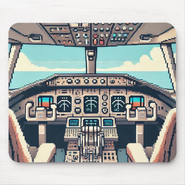 Mousepad (Luz) da Cockpit Retro (Frente)