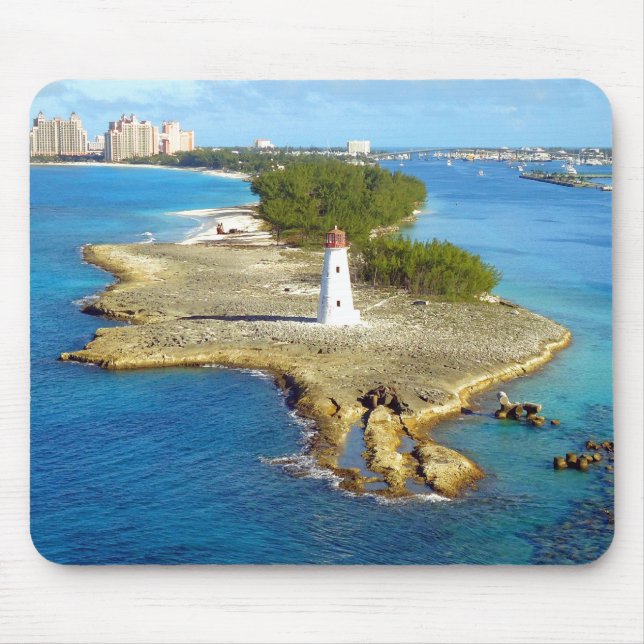 Mousepad Luz da ilha do paraíso (Frente)