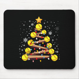 Mousepad Luz de árvore de Natal Softll Xmas Softll Meninas