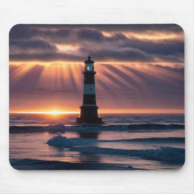 Mousepad Luz do Oceano Sol (Frente)